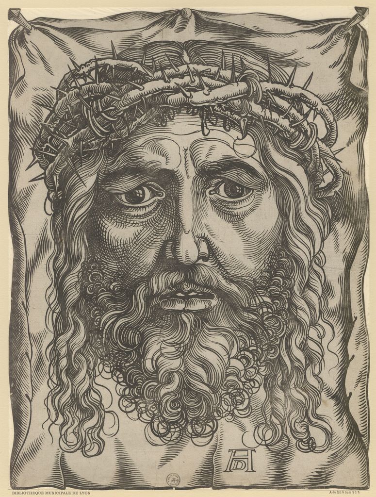 Tête du Christ, Albrecht Durer, German, Nuremberg. - PICRYL - Public ...