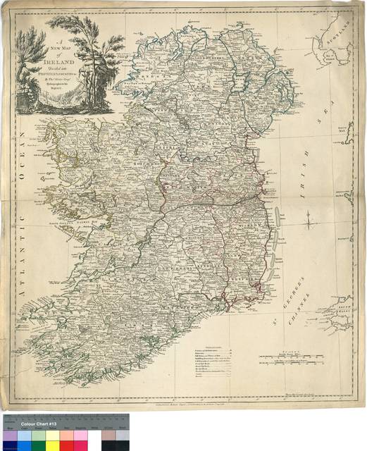 A New Map of Ireland : Divided int o Provinces, Counties [Mapa ...