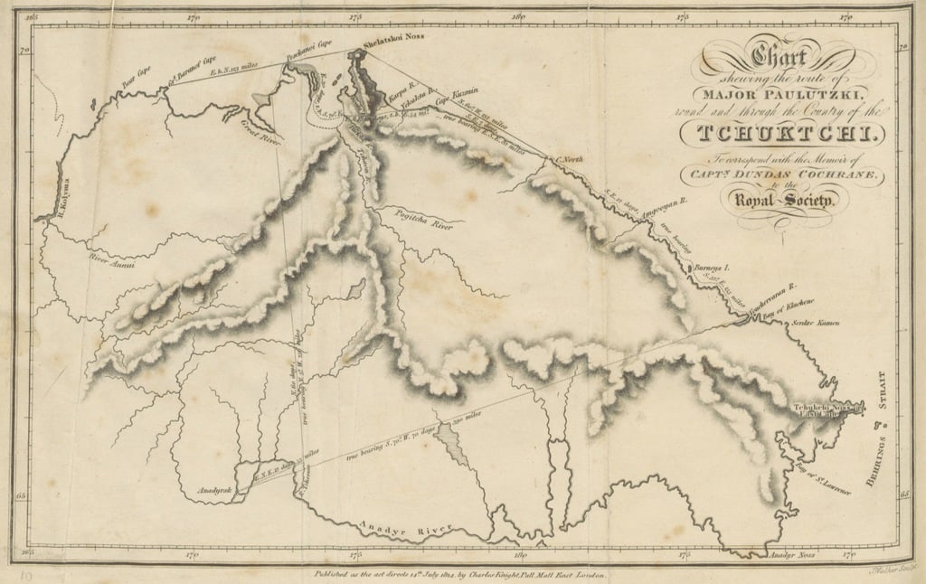 Карта 1820 года