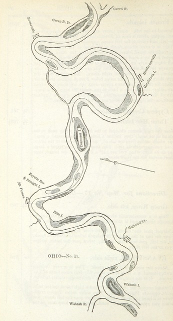 map from "The Western Pilot; containing charts of the Ohio River, and 