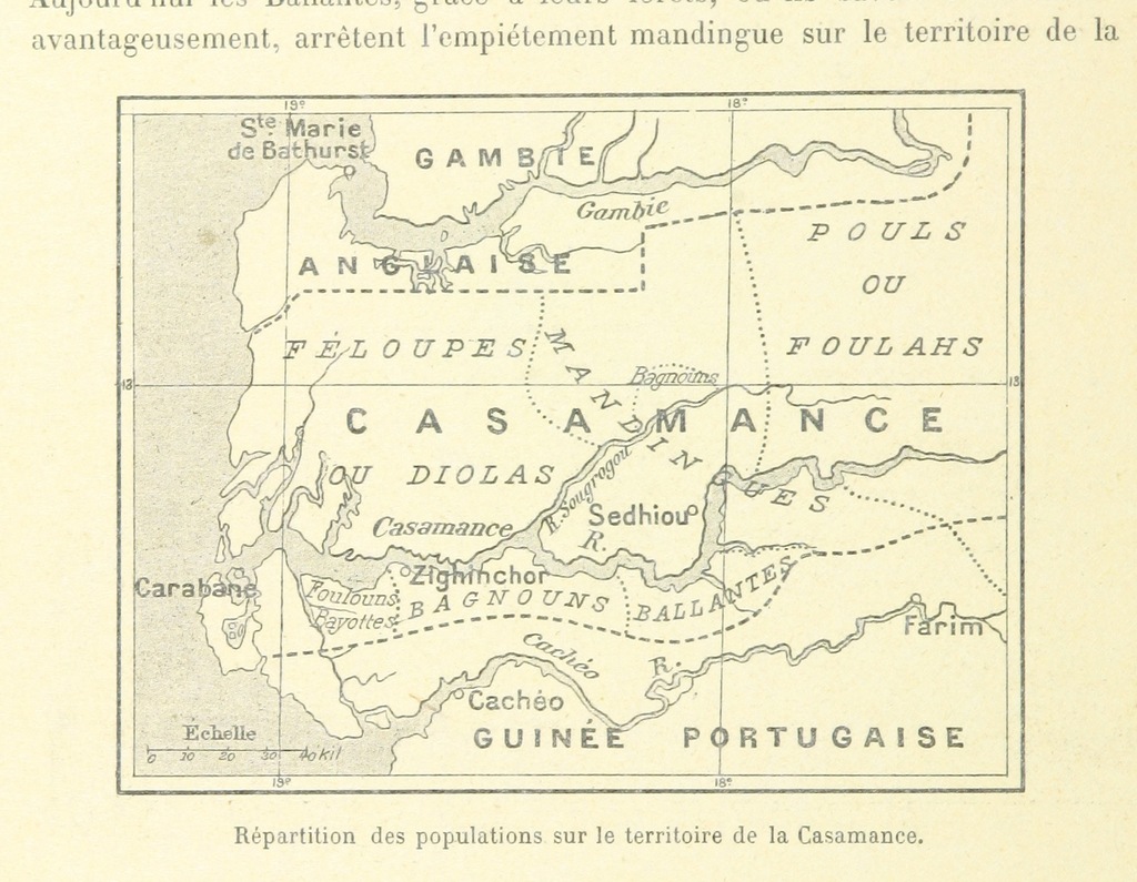 Map From Casamance Et Mellacoree Penetration Au Soudan Picryl Public Domain Image