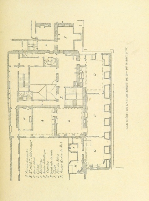 Map From Le Chateau De Versailles Histoire Et Description