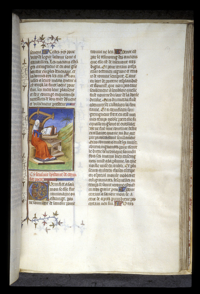 Cornificia With Book On Desk From Bl Royal C V F 129 Picryl Public Domain Image