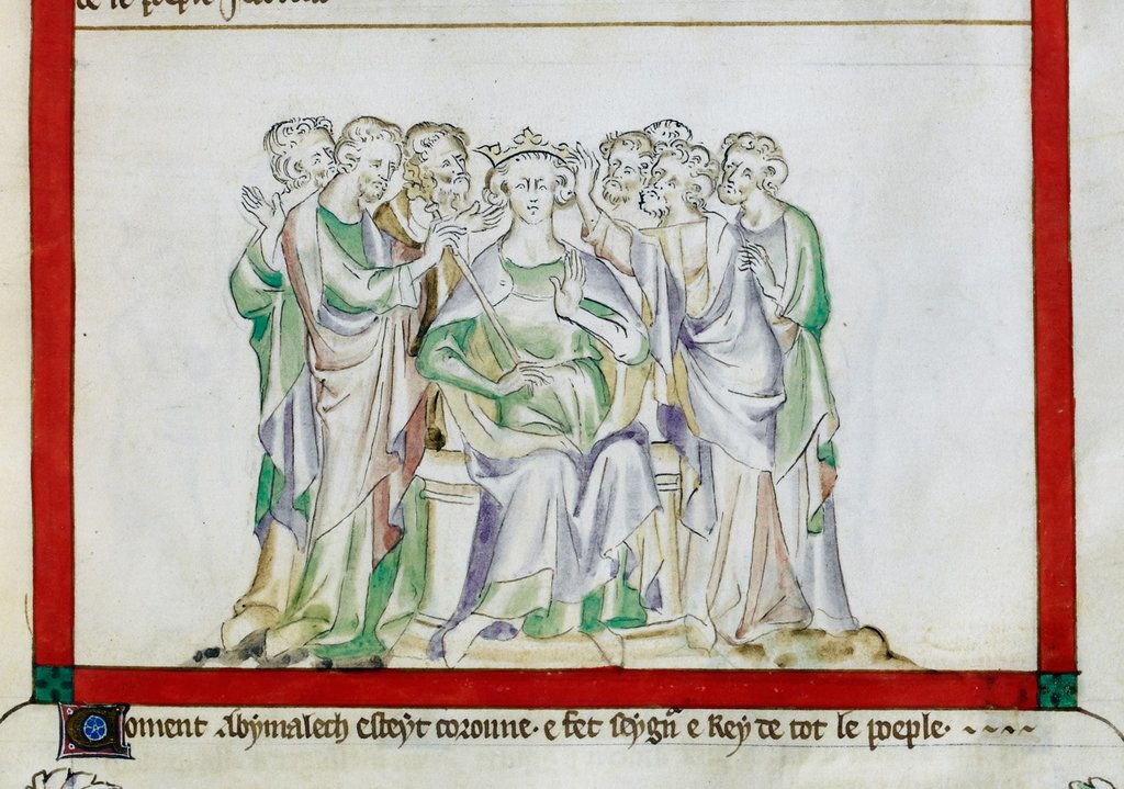 Coronation Of Abimelech From Bl Royal 2 B Vii F 38 Picryl Public Domain Image
