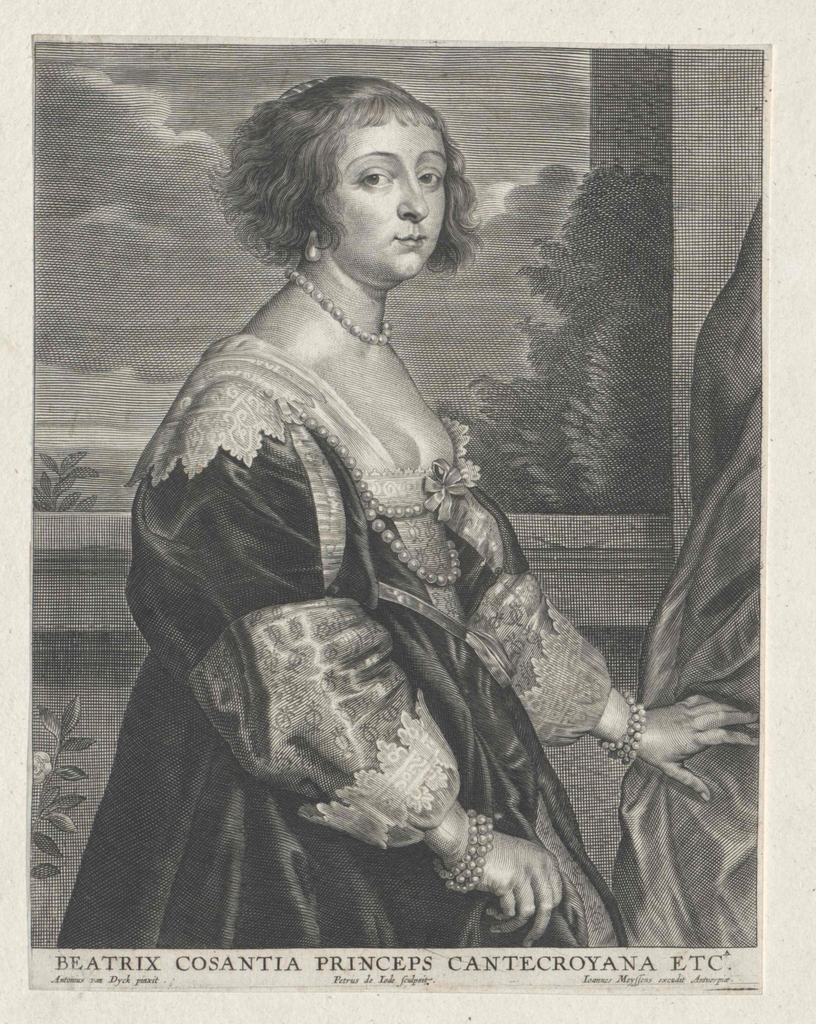 Pieter de Jode I Cusance Baronne de Belvoir B atrice de