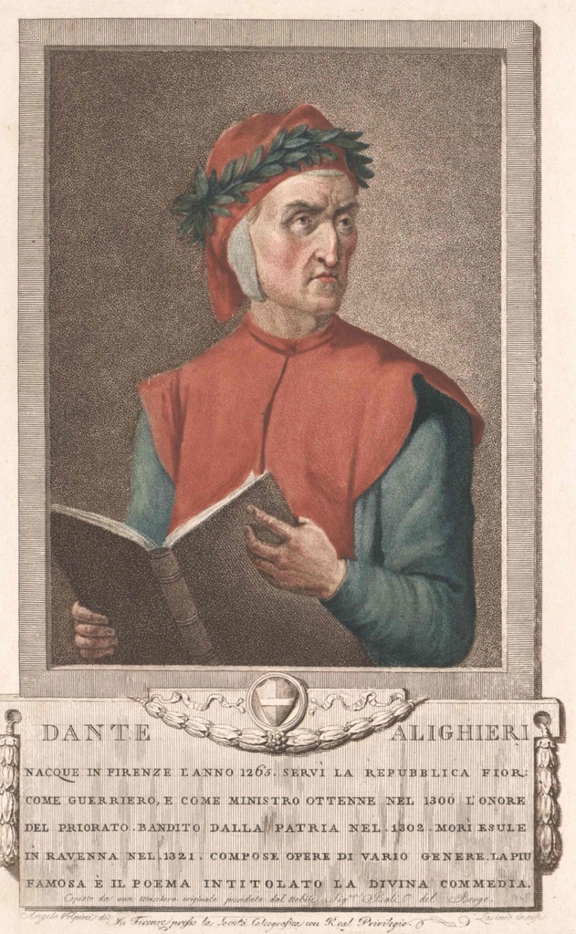 Dante Alighieri Public domain portrait painting PICRYL