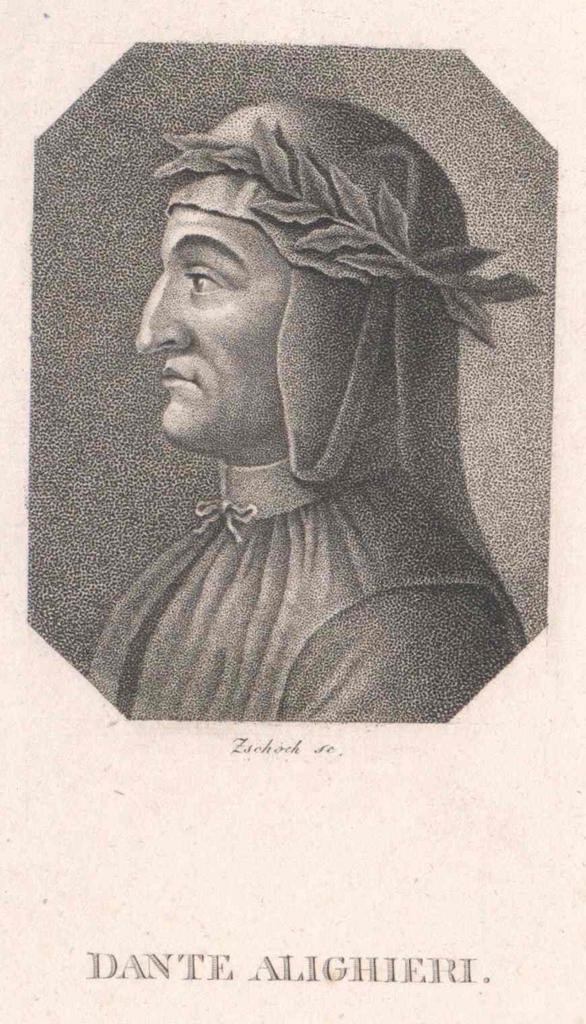 Dante Alighieri Public domain portrait engraving PICRYL