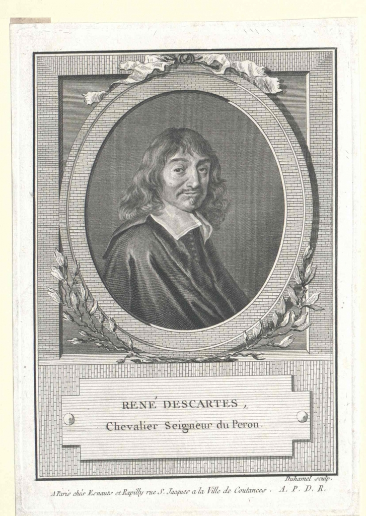 Descartes, René - Public Domain Portrait Engraving - PICRYL - Public ...