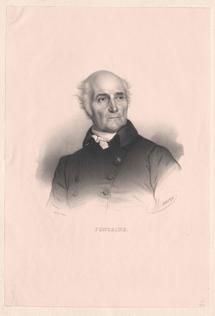 Фонтен. Пьер Франсуа Леонар Фонтен (1762-1853). Пьер Франсуа Леонар Фонтен архитектура. Архитектор ш Персье.