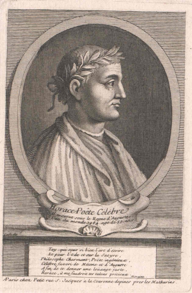 Horatius Flaccus, Quintus - Public domain portrait engraving - PICRYL -  Public Domain Media Search Engine Public Domain Search