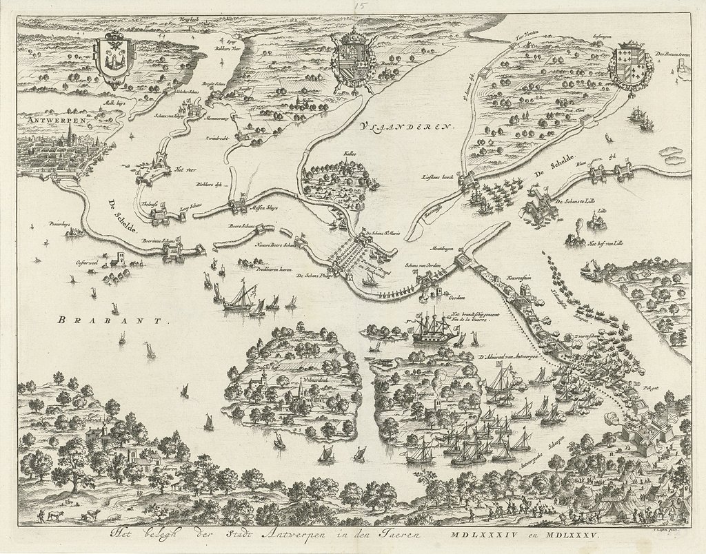 Beleg Van Antwerpen In De Jaren 1584 En 1585 - PICRYL - Public Domain ...