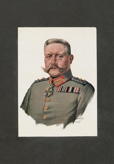 [Bildnis Paul von Hindenburg] during World War I - PICRYL - Public ...