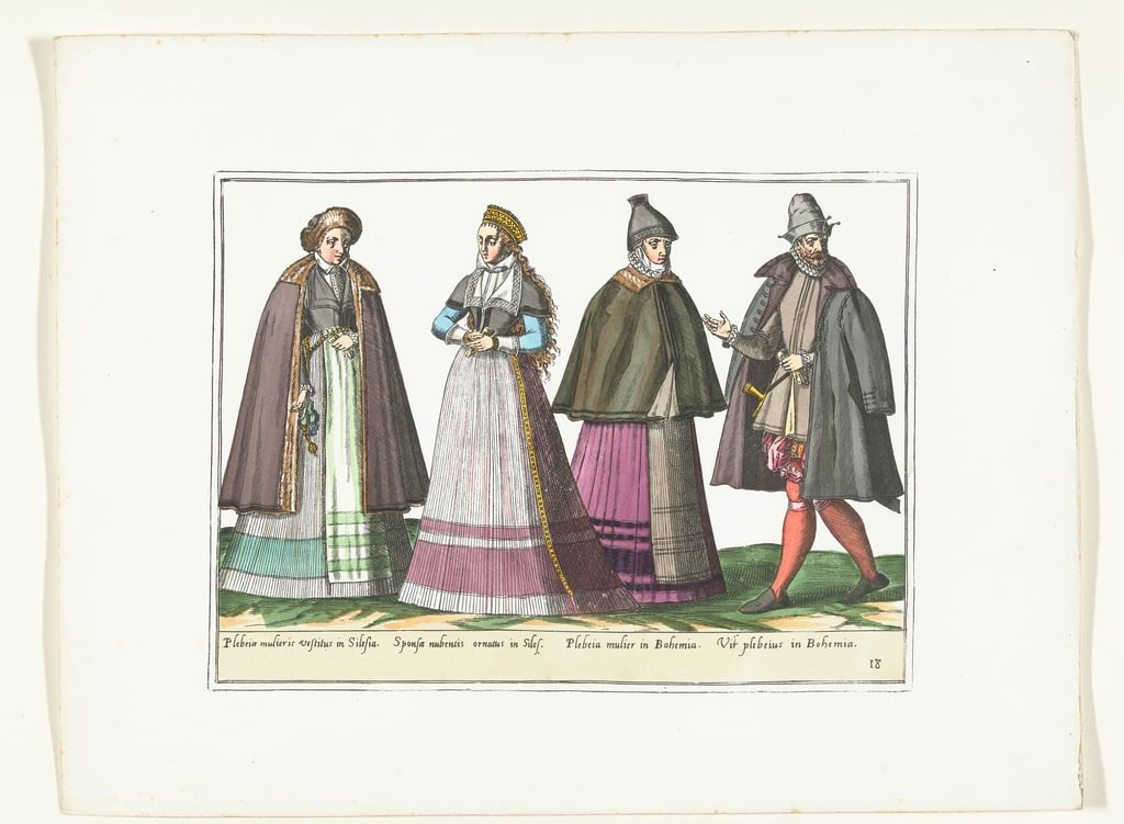 Drie vrouwen en een man gekleed volgens de Duitse mode, ca. 1580 - PICRYL - Public Domain Media Search Engine Public Domain