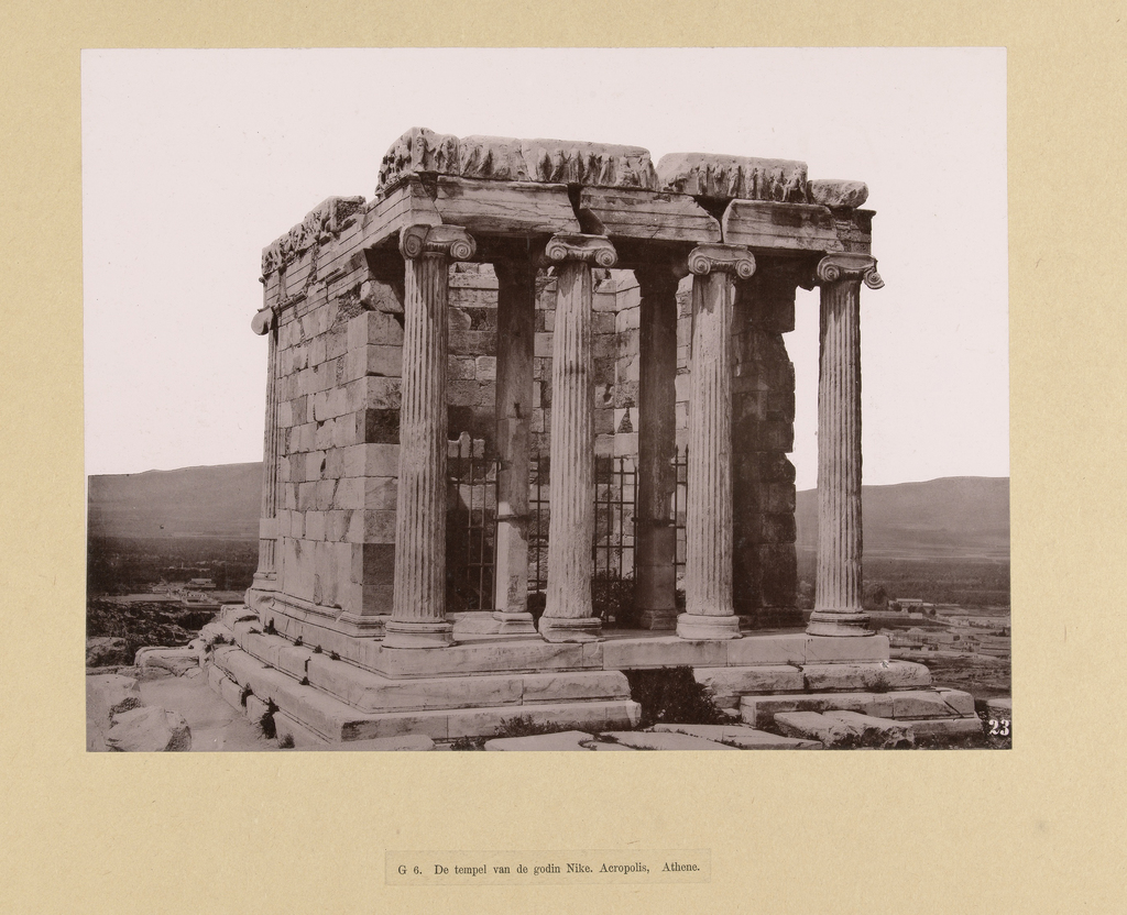 Nike tempel de Akropolis in Athene - PICRYL Public Domain Media Search Public Domain Search