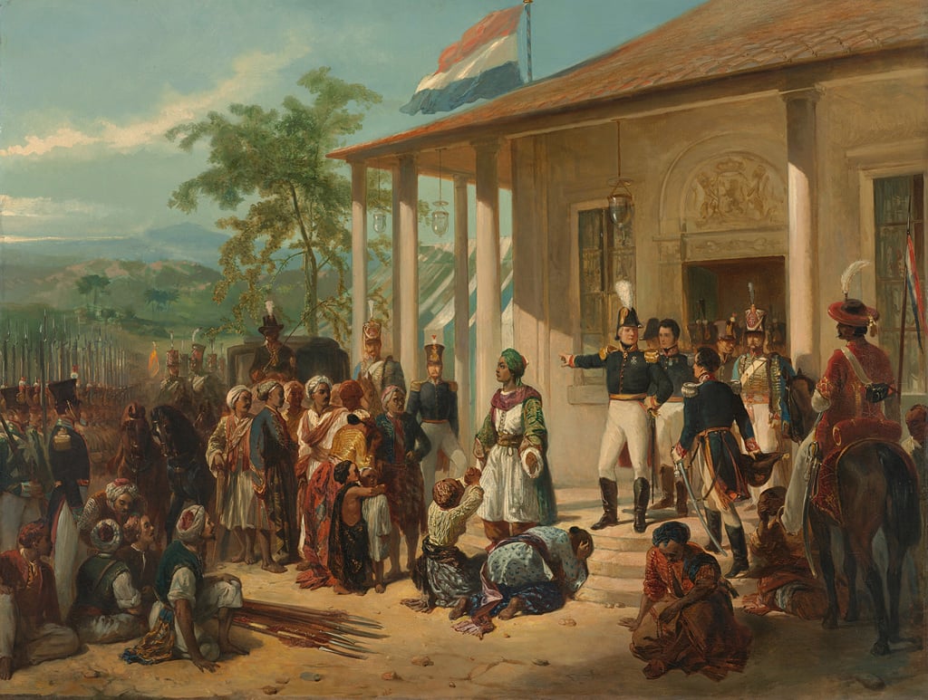 The Arrest of Diepo Negoro by Lieutenant-General Baron De Kock - PICRYL ...